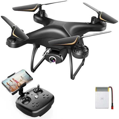 Dron Snaptain Sp650 Cámara 1080p Hd Con Control De Voz Color Negro
