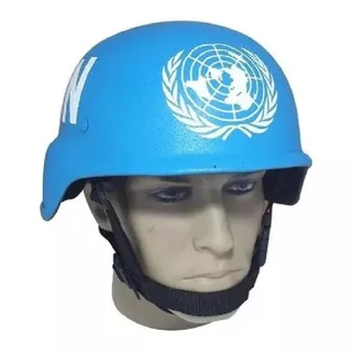 Capacete Tático Un /  Onu Operacional De Segurança M88032