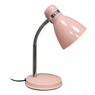 Lampara Velador Flexible Candil Pipo Apto Led Color De La Estructura Rosa Color De La Pantalla Rosa
