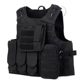 Chaleco Tactico Sistema Molle De Combate Y Practica  Airsoft