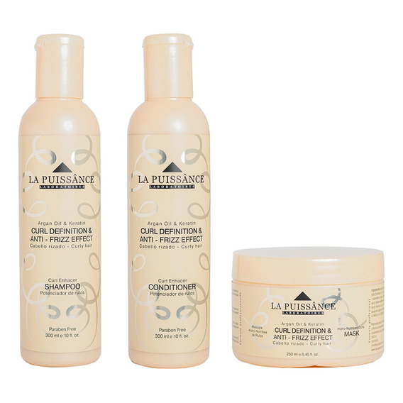 La Puissance Kit Shampoo + Acondicionador + Máscara Rulos