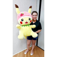 Pikachu Style Pokemon Pokebola Pelúcia Grande 85 Cm X 55 Cm 