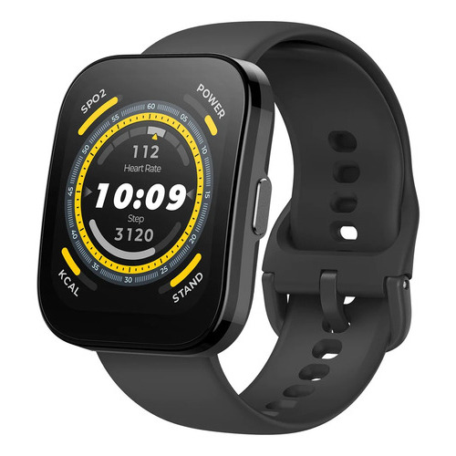 Smartwatch Reloj Inteligente Amazfit Bip 5 Negro Llamadas Diseño de la malla Sport
