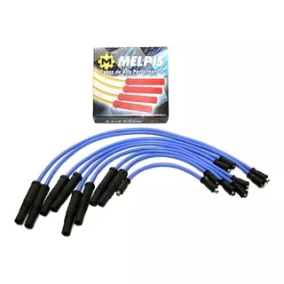 Jg Cabo De Velas Silicone 10mm Ford V8 Canadense Azul