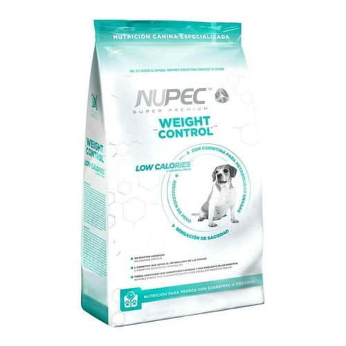 Alimento Nupec Nutrición Especializada Weight Control para perro adulto todos los tamaños sabor mix en bolsa de 15kg