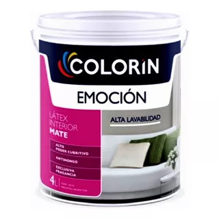 Emocion Mate Colorin Latex Interior 10 Lts