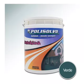 Membrana En Pasta Polisolvo 4 Litros Color  Verde