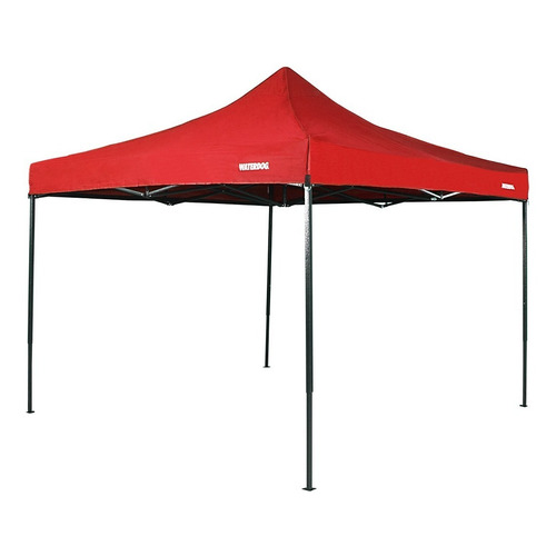 Gazebo plegable Waterdog Expo 303 PRO 3m x 3m x 3m - rojo