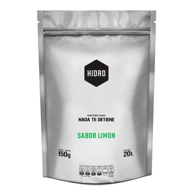 Hidro 220 Sobre150 Gr Para 20 Lts - Sabor Limón