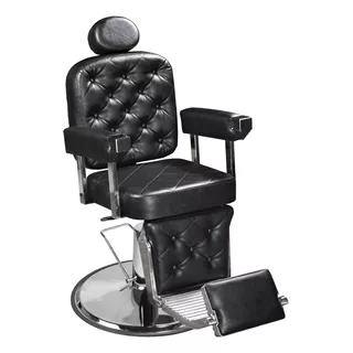 Cadeira Reclinável Salão De Beleza Barbeiro Barbearia Luxo