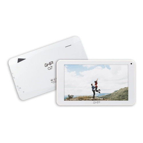 Tablet Ghia A7 A133 Quadcore 7 Pulgadas 2gb Ram 32gb Wifi BT Android 11 2 Cámaras Color Blanco Modelo GA7133B3