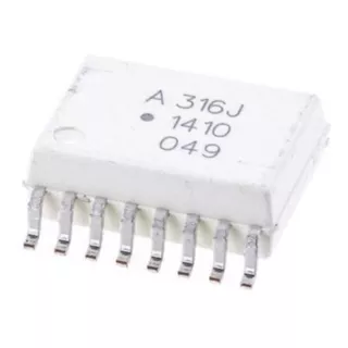 Kit 50 Peças - Circuito Integrado Hcpl316j Smd Soic-16