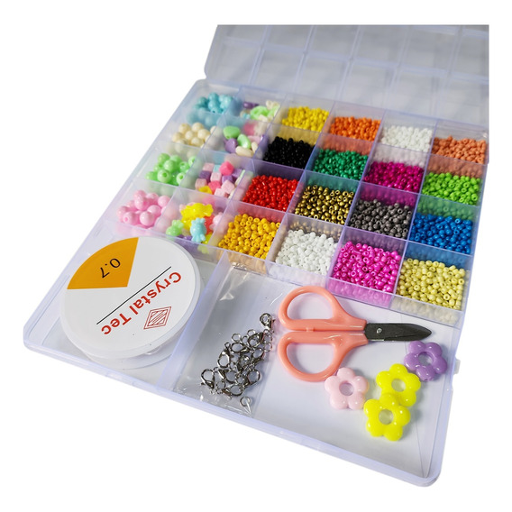 Set Para Armar Pulseras Kit De Bijou Estuche Varios Modelos