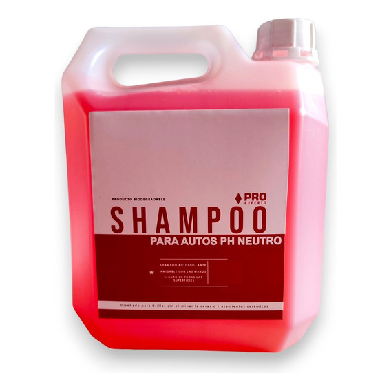 Shampoo Ph Neutro Concentrado Autobrillante Carros Motos 4l