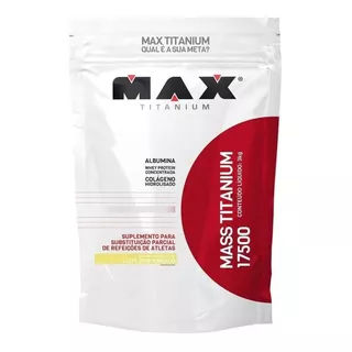 Mass Titanium Refil - 3kg - Leite Condensado - Max Titanium