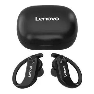 Fone De Ouvido Clip-ear Gamer Sem Fio Lenovo Lp7 Preto