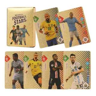 50 Tarjetas Doradas  Futbol  Estrellas Liga Mundial 