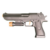 Set Pistola Desert Eagle Dardos Y Balas De Goma 