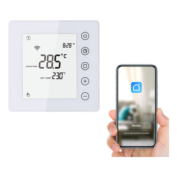 Termostato De Caldera De Gas 3a Smartlife App Control Wifi C