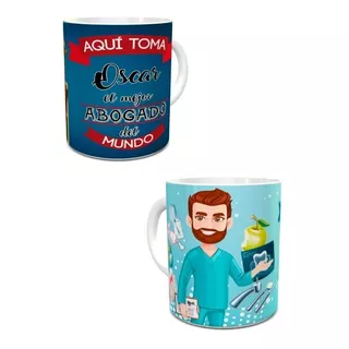 Taza Personalizada Aquí Toma El Mejor Abogado Doctor Abuela 