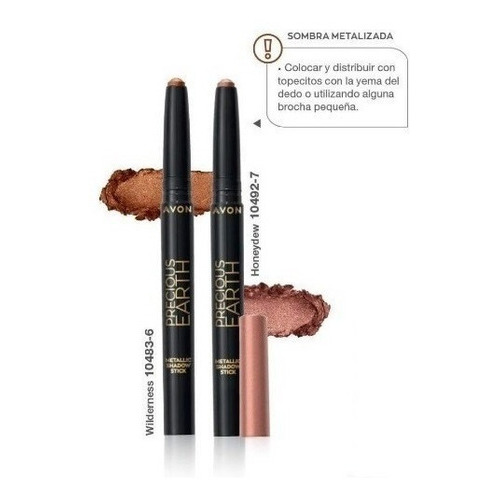 Avon Sombra Metalizada Precious Earth Crayon Retractil Color De La Sombra Honeydew