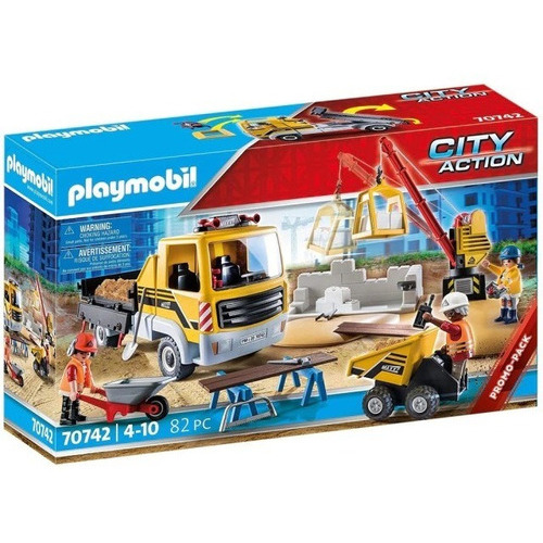 Construcción Con Camión Volquete Playmobil Ploppy 270742