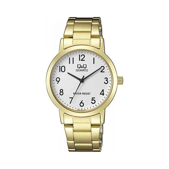 Reloj Para Unisex Q&q Qa38j004 Qa38j004y Dorado