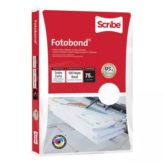 Papel Fotobond Blanco Doble Carta - Paquete Con 500 Hojas