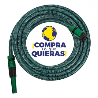 Rollo Manguera Tipo Culebra Resistente 1/2puLG 30 Mts Gs