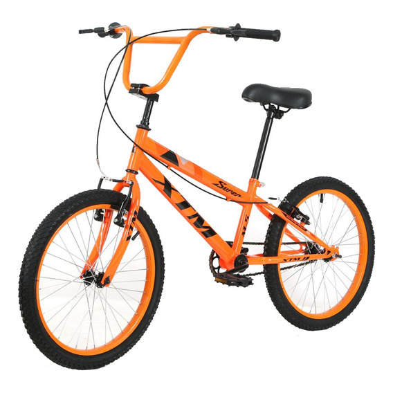 Bicicleta Montaña Rodado 20 Bikes Niños Mountain Infantil Color Naranja Tamaño Del Cuadro S