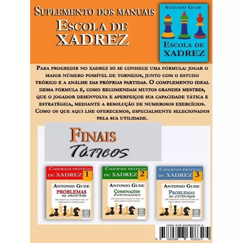 Escola de Xadrez, Antonio Gude : livros