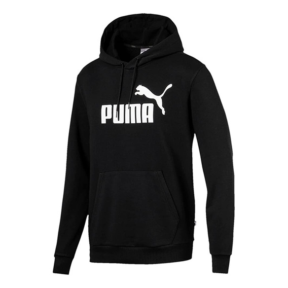 Sudadera  Puma Essentials Hoddy Tr Big Logo Black 5811861 01