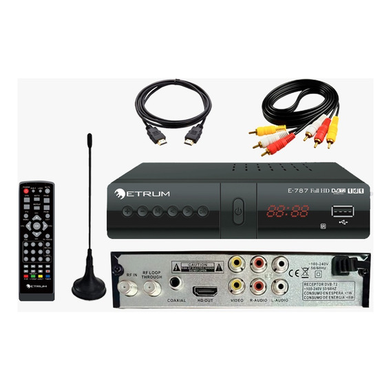 Decodificador Tdt Receptor Tv Digital Dvb Hdmi C/antena