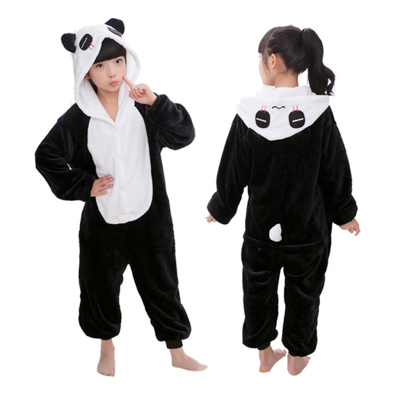 Pijama De Oso Panda Niños Niñas Talles Infantiles Iluminaras