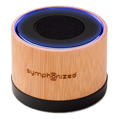 Symphonized Nxt Premium - Altavoz Portátil Con Bluetooth De Color Color: Bambú 110v