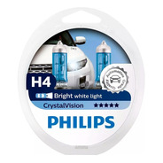 Bombillo Luces Carro H4 Crystal Vision Philips