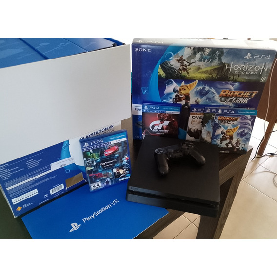 Sony Playstation 4 Ps4 Slim 1tb + Vr + Camara + Juegos