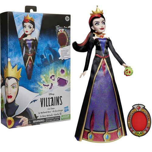 Muñeca Reina Malvada Disney Villains Con Accesorios