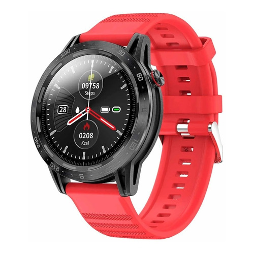 Smartwatch Multifunción Ip67 Colmi Sky 7 Pro Rojo Bluetooth Color de la caja Rojo y negro Color del bisel Negro