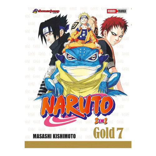 Naruto Gold Edition: Naruto Gold Edition, De Mashashi Kishimoto. Serie Naruto Gold Edition, Vol. 7. Editorial Panini, Tapa Blanda, Edición 1 En Español, 2023