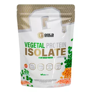 Proteína Vegetal Isolada Gold Nutrition Vegan Protein Sabor Coco