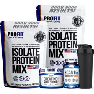 Kit 2x Whey Isolate Protein 900g + Bcaa  + Creati