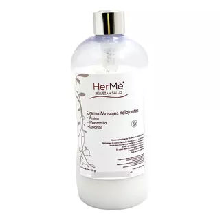 Crema Masajes Relajantes C/arnica, Manzanilla, Lavanda 400ml