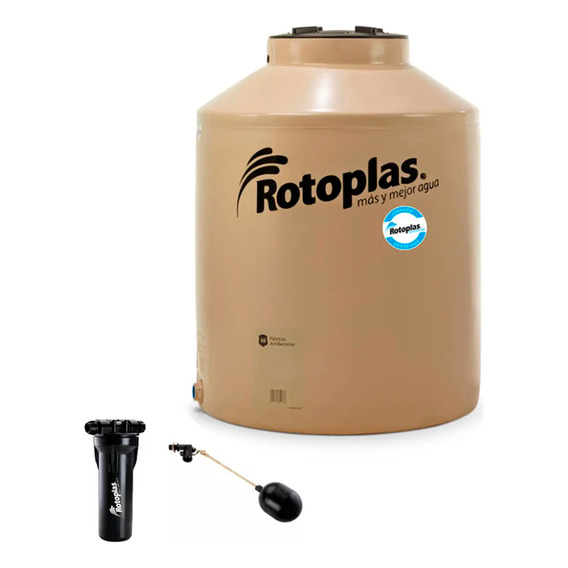 Tanque De Agua Rotoplas Tricapa 1100l C/flotante Beige