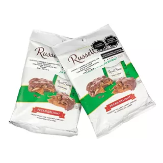 2 Pz. Russell Stover Chocolate Sin Azúcar  Pecan Delight 85g