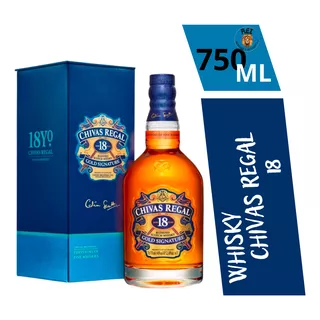 Chivas Regal Blended Whisky 18 Anos 750ml Com Selo E Caixa