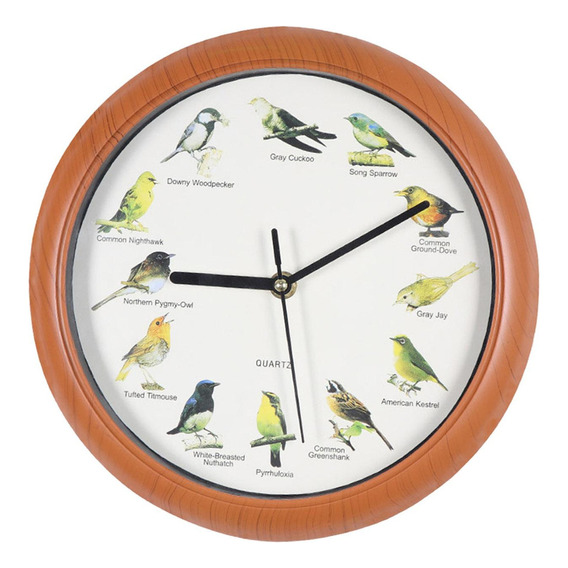 Relojes De Pájaros Con Sonidos, Reloj De Pared De Pájaro