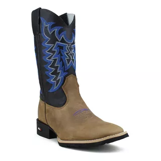 Bota Mr. West Bd001 Azul Flex M.w 217