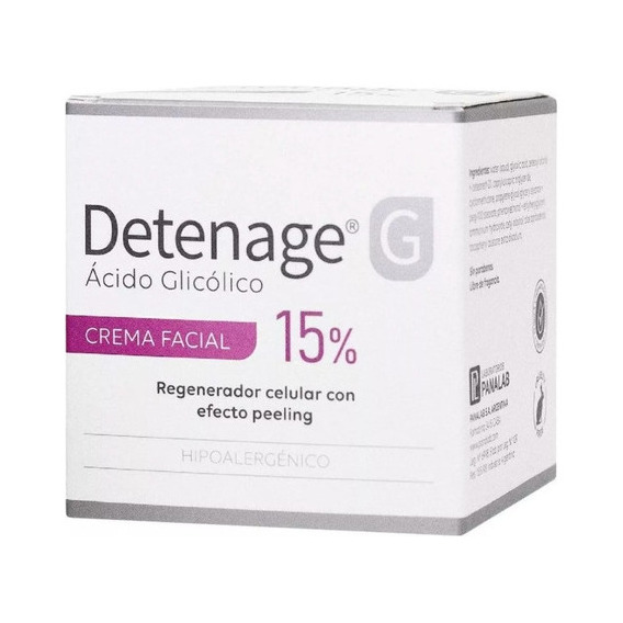 Crema Detenage G 15% Acido Glicolico Crema Facial Antiedad