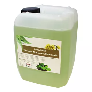 Tónico Facial  Áloe Vera, Té Verde & Hamamelis 5l Tipo De Piel Todo Tipo De Piel